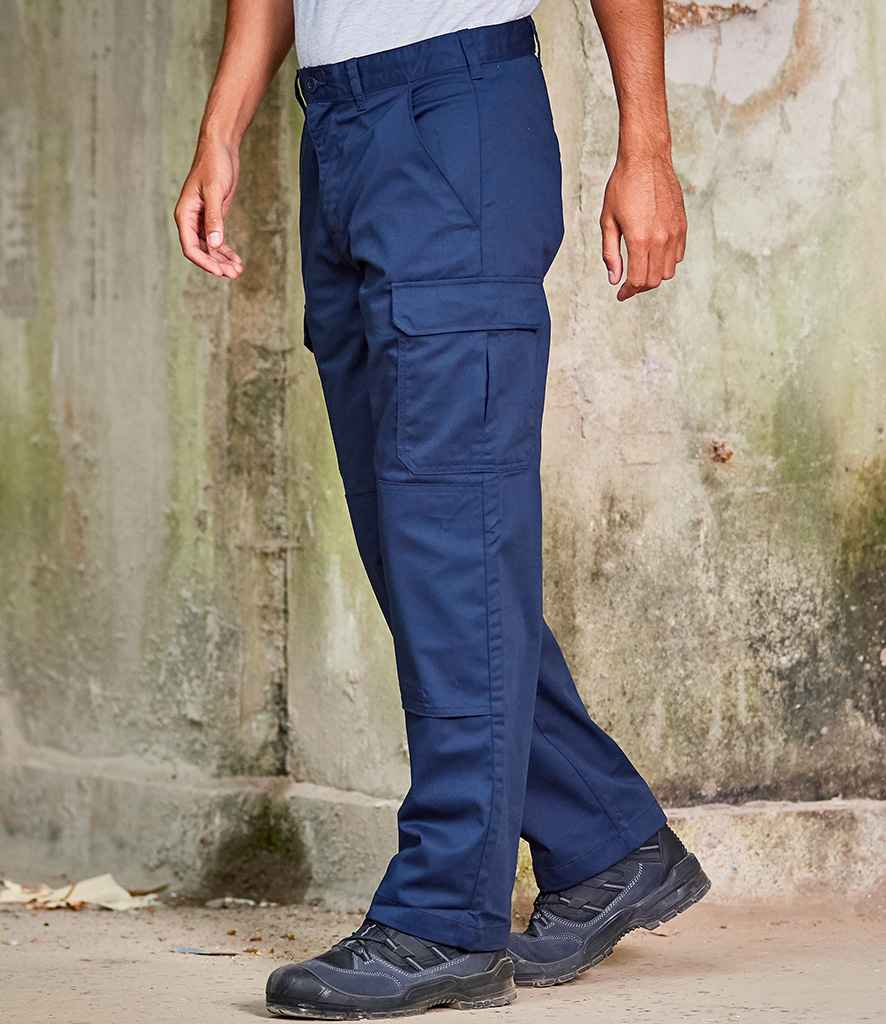 Navy blue cargo hot sale work trousers